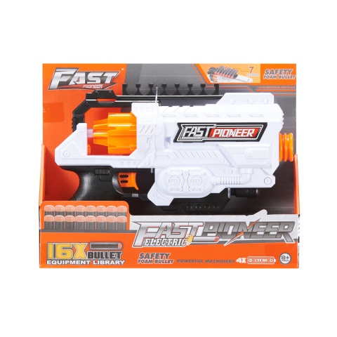 Cyber Walker Fast Pioneer Electric Dart Blaster (White/Orange)