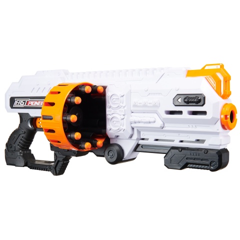 Cyber Walker Fast SMG Electric Dart Blaster (White/Orange)