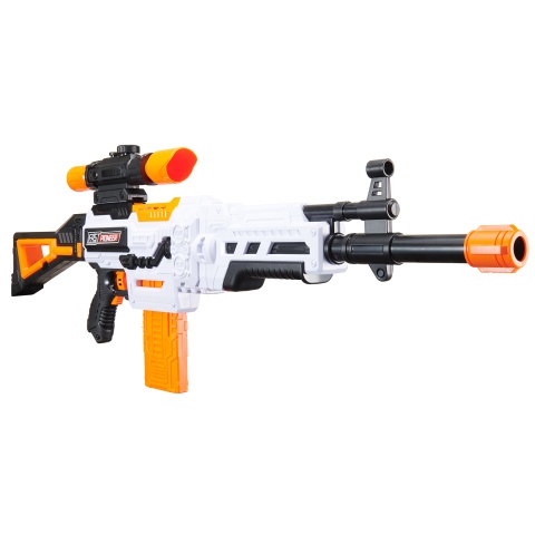Cyber Walker Fast DMR Electric Dart Blaster (White/Orange)