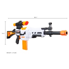 Cyber Walker Fast DMR Electric Dart Blaster (White/Orange)