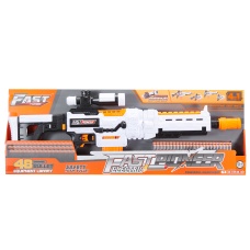 Cyber Walker Fast Sniper Electric Dart Blaster (White/Orange)