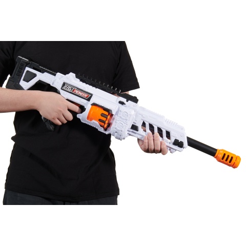 Cyber Walker Fast Sniper XL Electric Dart Blaster (White/Orange)