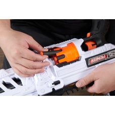 Cyber Walker Fast Sniper XL Electric Dart Blaster (White/Orange)