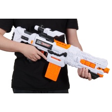 Cyber Walker Fast Bang Dagger Electric Dart Blaster (White/Orange)