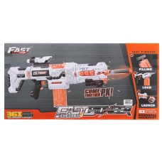 Cyber Walker Fast Bang Dagger Electric Dart Blaster (White/Orange)