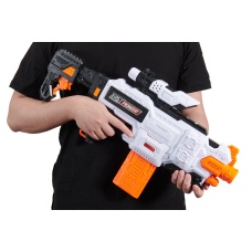 Cyber Walker Fast Bang SMG Electric Dart Blaster (White/Orange)