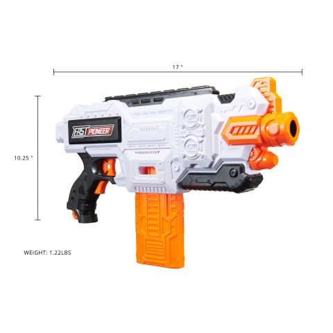 Cyber Walker Fast Bang SMG Electric Dart Blaster (White/Orange)