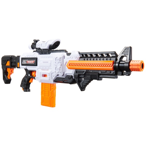 Cyber Walker Fast Carbine Electric Dart Blaster (White/Orange)