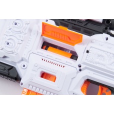 Cyber Walker Fast Carbine Electric Dart Blaster (White/Orange)