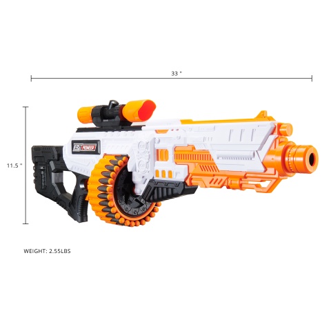 Cyber Walker Fast BR Electric Dart Blaster (White/Orange)