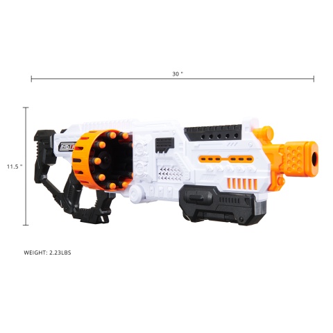 Cyber Walker Fast Space Electric Dart Blaster (White/Orange)