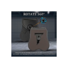 Cytac Hard Shell Holster for 1911 GBB Airsoft Pistols (RHH) - (Black)