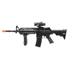 WellFire D96 M4 Carbine Airsoft AEG Rifle w/ Scope and Grip (Color: Black)