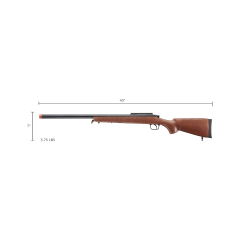 Double Bell VSR-10 Airsoft Bolt Action Sniper Rifle w/ Real Wood