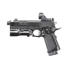 Custom Army Armament KAGE - R604 Hi-Capa Gas Blowback Airsoft Pistol - (Black)