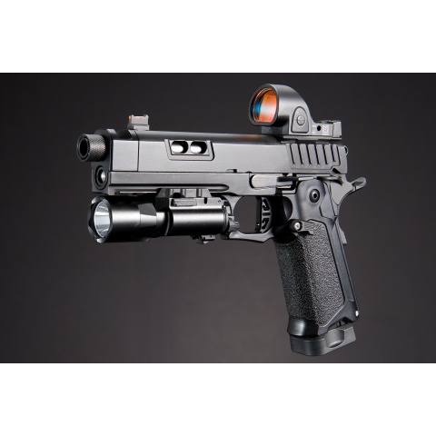 Custom Army Armament KAGE - R604 Hi-Capa Gas Blowback Airsoft Pistol - (Black)