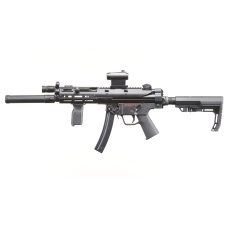 Custom Kobold - Elite Force H&K MP5A5 Metal AEG Airsoft Gun - (Black)