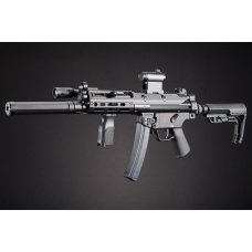 Custom Kobold - Elite Force H&K MP5A5 Metal AEG Airsoft Gun - (Black)