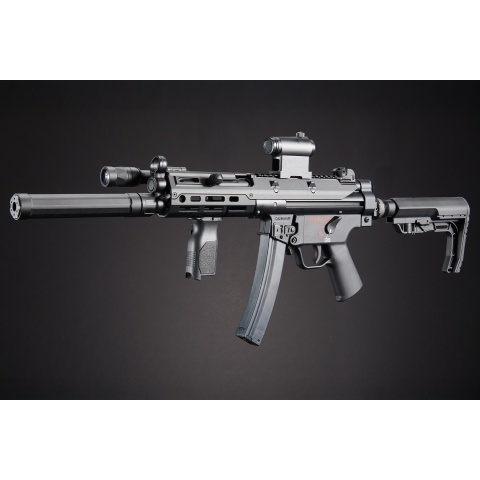 Custom Kobold - Elite Force H&K MP5A5 Metal AEG Airsoft Gun - (Black)