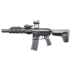Custom Oracle - MAYO GANG MGC4 MK3 FULL METAL M4 AEG W/ ETU AIRSOFT RIFLE (BLACK)