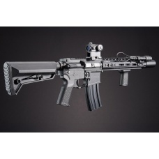 Custom Abraxas - BG Defense Type-A MK2 10' AEG Rifle by Lancer Tactical - (Black)