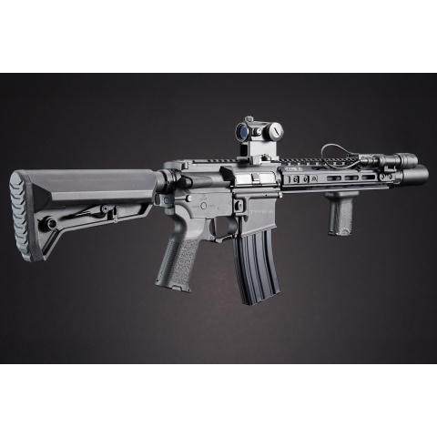 Custom Abraxas - BG Defense Type-A MK2 10' AEG Rifle by Lancer Tactical - (Black)
