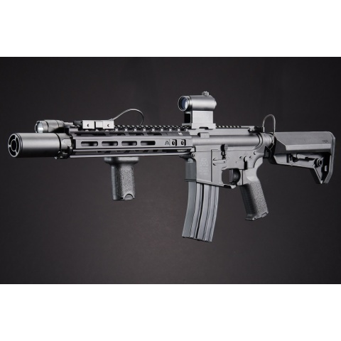 Custom Abraxas - BG Defense Type-A MK2 10' AEG Rifle by Lancer Tactical - (Black)