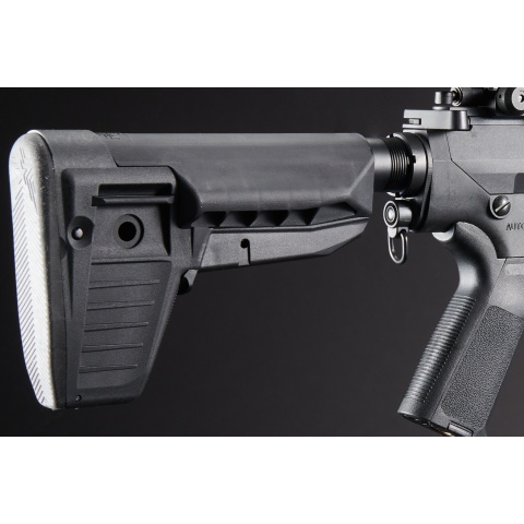 Custom Lancer Tactical Azrail - Battle X SR25 AEG Airsoft Rifle - (Black)