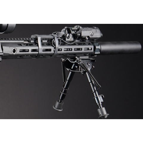 Custom Lancer Tactical Azrail - Battle X SR25 AEG Airsoft Rifle - (Black)
