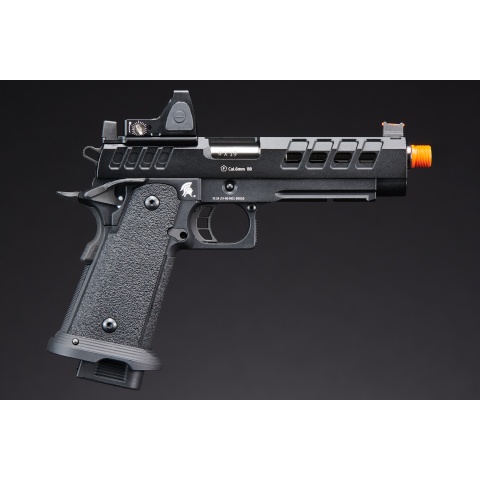 Custom Lancer Tactical ACHILLES - Heracles Hi-Capa Gas Blowback Airsoft Pistol - (Black)
