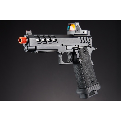 Custom Lancer Tactical ACHILLES - Heracles Hi-Capa Gas Blowback Airsoft Pistol - (Black)