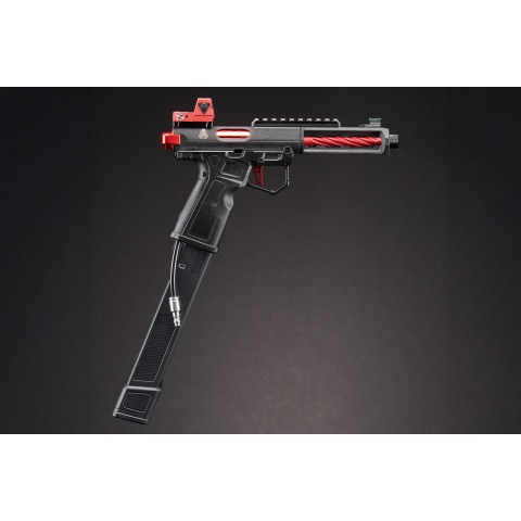 Custom Blackfire - Tandemkross CTHULHU Gas Blow Back Pistol - BLACK/RED