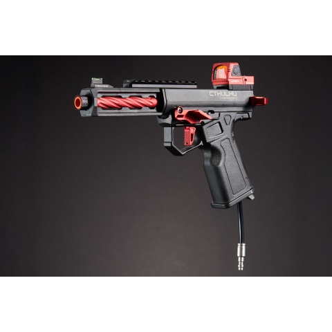 Custom Blackfire - Tandemkross CTHULHU Gas Blow Back Pistol - BLACK/RED
