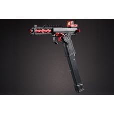 Custom Blackfire - Tandemkross CTHULHU Gas Blow Back Pistol - BLACK/RED