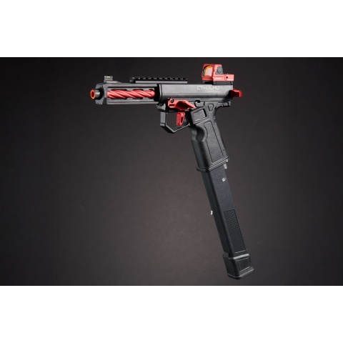 Custom Blackfire - Tandemkross CTHULHU Gas Blow Back Pistol - BLACK/RED