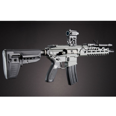 Custom Splinter - Sig Sauer PROFORCE MCX Virtus Airsoft AEG Rifle - (Dark Gray)