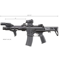 Custom Agave Ferret - Tokyo Marui MWS Gas Blowback Rifle - (Black)