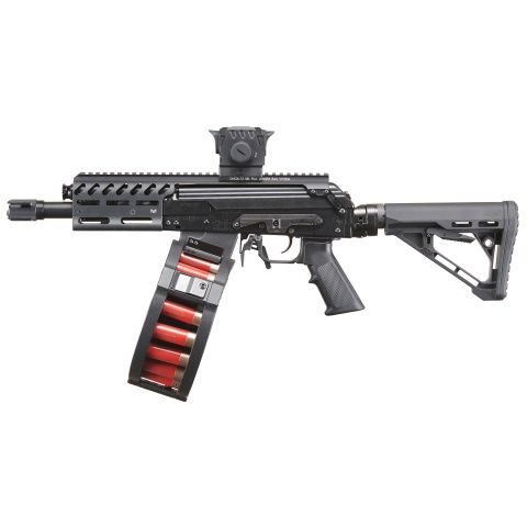 Custom Tokyo Marui CHERNOBOG - SAIGA-12 SBS Tri-Shot Gas Blowback Airsoft Shotgun