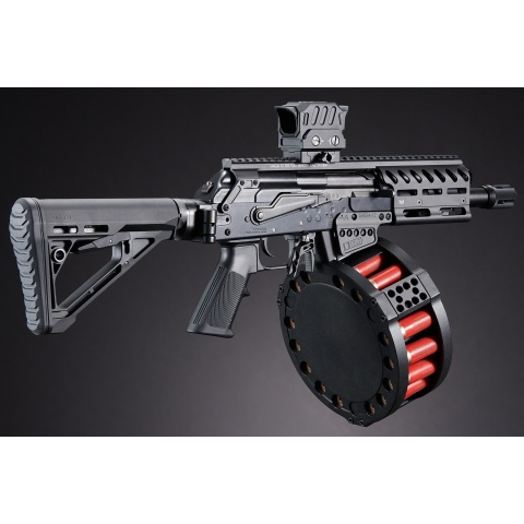 Custom Tokyo Marui CHERNOBOG - SAIGA-12 SBS Tri-Shot Gas Blowback Airsoft Shotgun