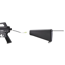 Jag Precision E&C Full Metal Vietnam M16 Airsoft Gun (Color: Black)