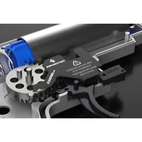 Eshooter Kestrel V2 Electronic Trigger Unit (ETU) for V2 Gearbox AEGs w/ App Control and Smart Features - Front Wired
