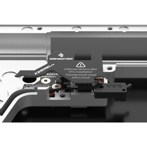 Eshooter Kestrel V2 Electronic Trigger Unit (ETU) for V2 Gearbox AEGs w/ App Control and Smart Features - Rear Wired
