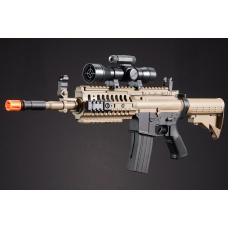 Galaxy G70 AR Interactive Game/Spring Airsoft Rifle - BLACK/DARK EARTH