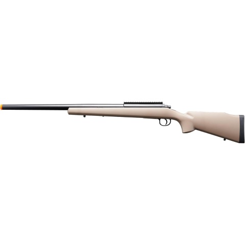 Golden Ball Bolt Action Spring Powered Sniper Rifle - (Tan)