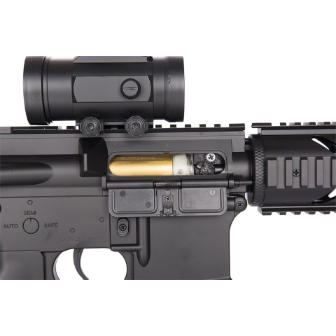 Golden Ball Lightweight M4 CQC Full Automatic AEG Airsoft Rifle w/Flashlight, Scope, Battery & Charger Included