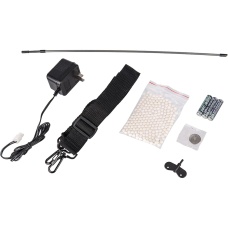 Golden Ball Lightweight M4 CQC Full Automatic AEG Airsoft Rifle w/Flashlight, Scope, Battery & Charger Included