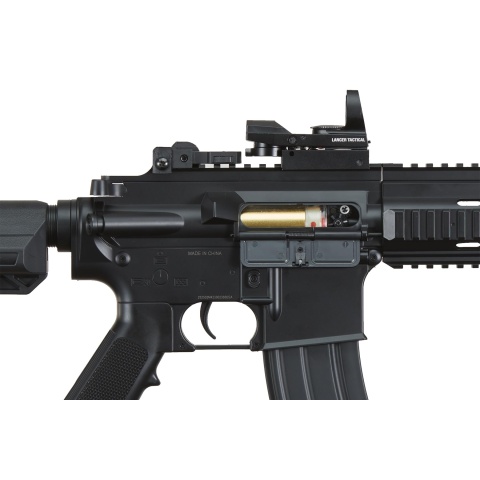 GoldenBall K418 Tactical RIS AEG Airsoft Rifle w/ Adjustable Stock, Red Dot, Battery, Charger Included