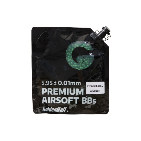 GoldenBall 2500 Round .28G Premium Grade BBs - (Green)