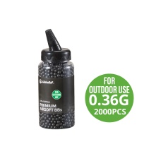 GoldenBall 2000 Round Premium Grade Outdoor BBs - (Black)