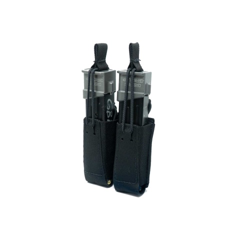 GBRS Group Double Pistol Magazine Pouch w/ Bungee Retention